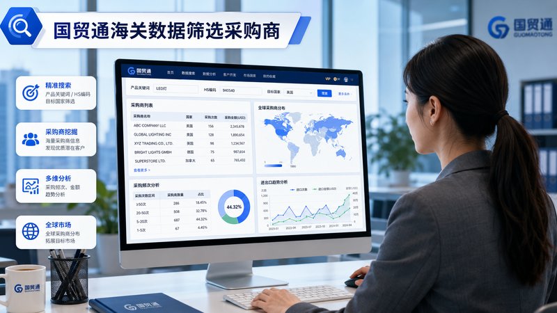 外贸企业如何利用国贸通海关数据找客户？